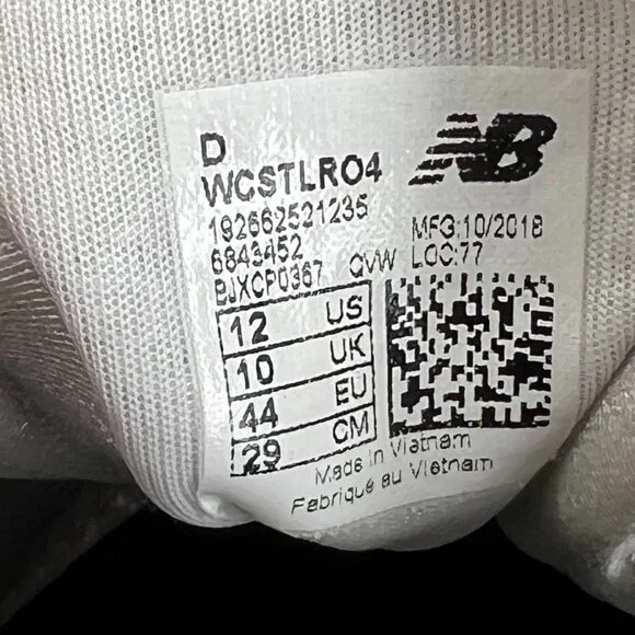 New Balance Womens WCSTLR04 Gray Coast V4 Fuel Core Low Size 12  Running Shoes - Picture 9 of 9